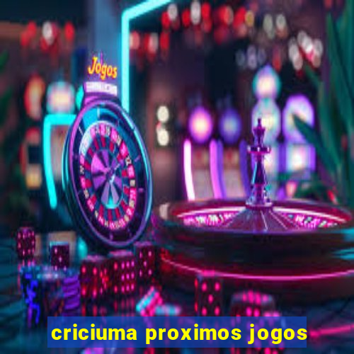 criciuma proximos jogos